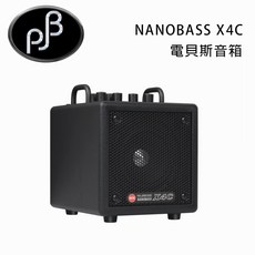 PJB NANOBASS X4C 可接行動電源 帶著走的電貝斯音箱 便攜主動喇叭, 黑色