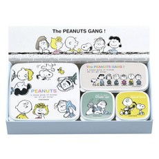 Tamahashi 史努比可微波密封保鮮盒組, 1組, 4個