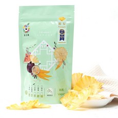 佳麗果物 鳳梨果片-天然無添加台灣鳳梨乾，純素健康零食，獨立包裝方便攜帶, 50公克