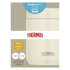 THERMOS 膳魔師 不鏽鋼真空保溫保冷燜燒罐 JED-400, 1個, 400ml, 象牙白