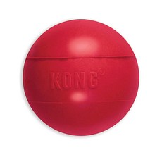 KONG 耐咬寵物狗玩具球 M號/L號, 1個, 紅色的
