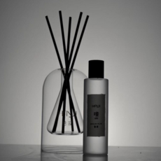 HANJI 嗜 室內擴香瓶 200ml 持久香氛 簡約時尚設計 菸草皮革調, 1個