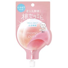 BCL momo puri 乳酸菌&水蜜桃保濕撕除式面膜 20ml, 1個, 1件