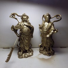 黃銅鎏金偉陀伽藍護法8吋品質保證價格便宜