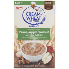 Cream of Wheat 蘋果肉桂奶油麥片 6包, 1盒, 210g