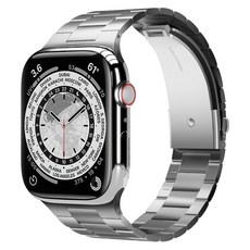 elago Apple Watch 40/41/42/44/45/49mm輕薄金屬錶帶 (Ultra/S10/9/8/7/6/5/4/SE2/SE), 銀色, 1個