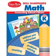(英文圖書)Skill Sharpeners: Math Prek Workbook 平裝版, Evan-Moor Educational Publi..., 英文