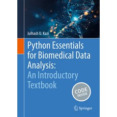 (英文圖書) Python Essentials for Biomedical Data Analysis: An Introductory Textbook 精裝版, Springer, 英文
