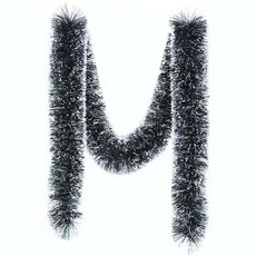 聖誕裝飾毛條彩帶 雪花毛條 拉花 派對活動 居家 商場 店面 佈置裝飾 掛飾 耶誕節, 白邊, 1個