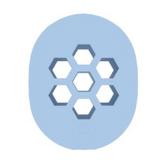 GOOGLE TV 2020 遙控器矽膠保護套, GOOGLETV機上盒套-藍