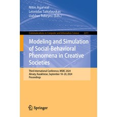 (英文圖書) Modeling and Simulation of Social-Behavioral Phenomena in Creative Societies: T... 平裝版, Springer, 英文