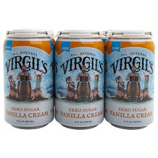 VIRGIL'S 無糖香草風味奶油飲料, 6件, 355ml