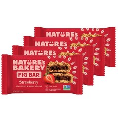 nature's bakery 餅乾 草莓風味, 4包, 57g