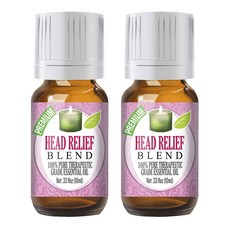 HealingSolutions 頭部舒緩精油, 2個, 10ml