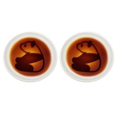 ARTHA 熊貓醬油碟, 2個, 如何觀看