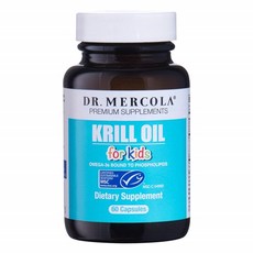 DR. MERCOLA 孩童用磷蝦油膠囊, 60顆, 1罐