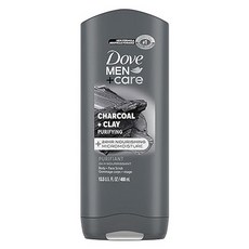 Dove 多芬 男士+護理 炭 + 泥 淨化身體 + 臉部磨砂膏, 1個, 400ml