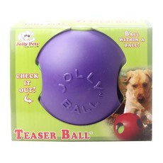Jolly Pets 寵物素色玩具球, 1個, 紫色的