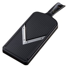 KAI 貝印 関孫六 可調式V型切片器 附護手器 一般型 DH3343, 1個, 黑色