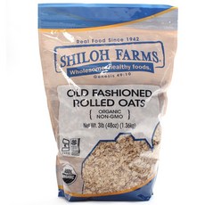 SHILOH FARMS 傳統燕麥片, 1個, 1.36公斤