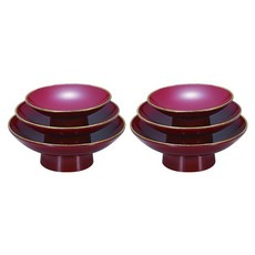 HAKOYA 迷你扁平酒杯 3種 6.8*6.8*4.2cm, 2個, 紅色