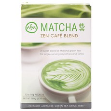 Aiya America 抹茶沖泡粉隨身包, 12件, 15克