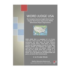 (英文圖書)Word Judge USA: The Complete American English Word List for Popular Word Games A... 平裝版, Authorhouse, 英文