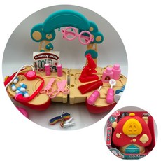 蘑菇屋造型 扮家家酒玩具組 (醫生或超市主題/可斜背), 醫生組