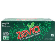Zevia 零卡薑汁汽水 無咖啡因, 10個, 355ml