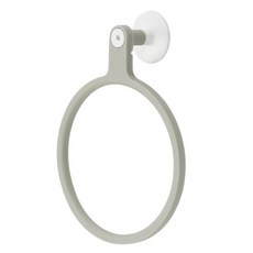 sabi space Hoop 矽膠毛巾環抹布架，廚房毛巾架灰色, 1個