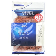 ChottoZeitakunaKohiten 奢華咖啡店系列芳醇即溶咖啡補充包 摩卡款, 1個, 1件, 120g