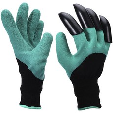 Fab Findz 爪型園藝手套, 1個, Blue+Black