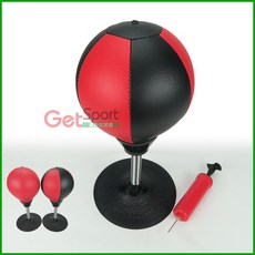 GetSport 桌上型拳擊球 紓壓拳擊座 吸盤式拳擊球, 詳見包裝, 詳見包裝, 全紅