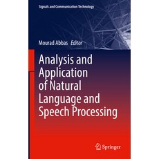 (英文圖書) Analysis and Application of Natural Language and Speech Processing 精裝版, Springer, 英文