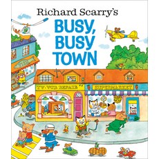 (英文圖書)Richard Scarry's Busy Busy Town 精裝版, Golden Books, 英文