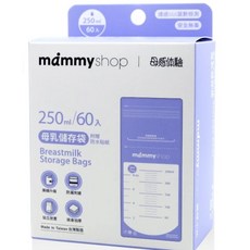 媽咪小站無菌母乳儲存袋60入(250ml), 1個, 60個裝