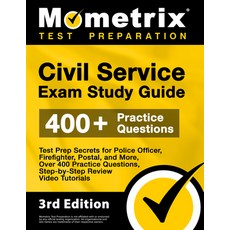 (英文圖書) Civil Service Exam Study Guide - Test Prep Secrets for Police Officer Firefighter Postal a... 平裝版, Mometrix Media LLC, 英文
