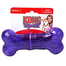 KONG 啞鈴造型狗狗發聲玩具, 1個, 紫色的