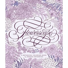 (英文圖書) Flowerscape: A Botanical Coloring Book 平裝版, Page Street Publishing, 英文