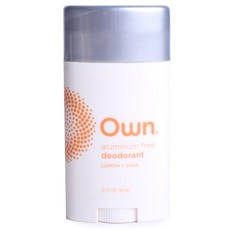 OWN BEAUTY 無鋁除臭檸檬 + 鼠尾草, 1個, 65克