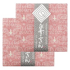 Shirayuki 垣谷纖維 多用途白雪拭巾 紅象佛尊, 2個