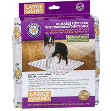 POOCH PAD 可重複使用的四十便盆墊白色, 1個, 1入