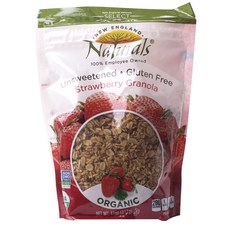 NEW ENGLAND Naturals 無麩質草莓格蘭諾拉麥片, 1包, 312g