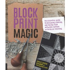 (英文圖書) Block Print Magic: The Essential Guide to Designing Carving and Taking Your A... 平裝版, Quarry Books, 英文