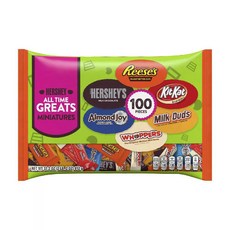 HERSHEY'S 好時 Hershey's 萬聖節經典糖果套裝 萬聖節多種裝 100 顆裝, 1個, 912g