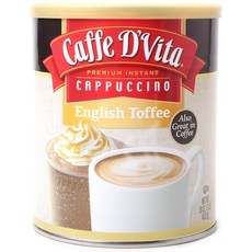 Caffe D'Vita 英式太妃糖風味速溶咖啡沖泡粉, 1個, 453.6克