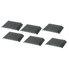 WIZARD SPORTS 半英寸踢球區擋板美式足球/橄欖球用品 6個入, 黑色