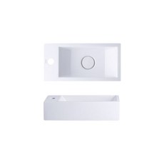 凱撒 Caesar LF5239R 一體瓷盆浴櫃組 簡約設計 浴室收納, LF5239L 一體瓷盆臉盆 左龍頭孔