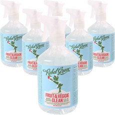 Rebel Green 蔬菜水果清潔劑, 6個, 503ml