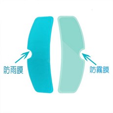 安全帽鏡片防雨防霧貼片 高清透光 防潑水 黏貼式, 防霧膜-貼安全帽鏡片【內側】